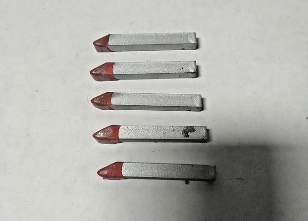 Super Brazed Tipped Carbide Lathe Tool Bit 1/4" Shank EOR 4 883 USA Made 5pcs