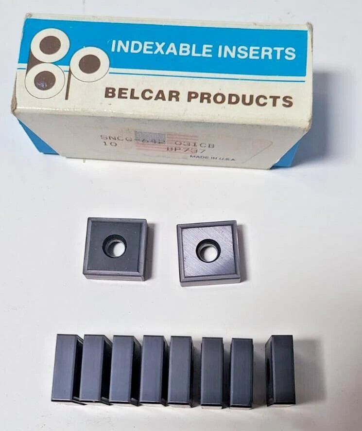 BELCAR SNCG 642 031CB BP737 Lathe Indexable Carbide Inserts 10 Pcs USA