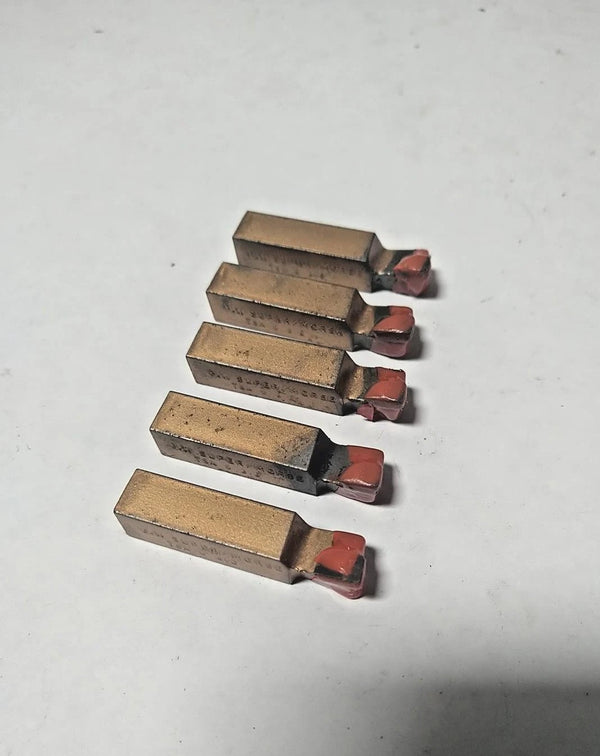 G.W. Super/Morse Brazed Tipped Carbide Lathe Tool Bit 3/8" Shank TSA 6 370 5pcs