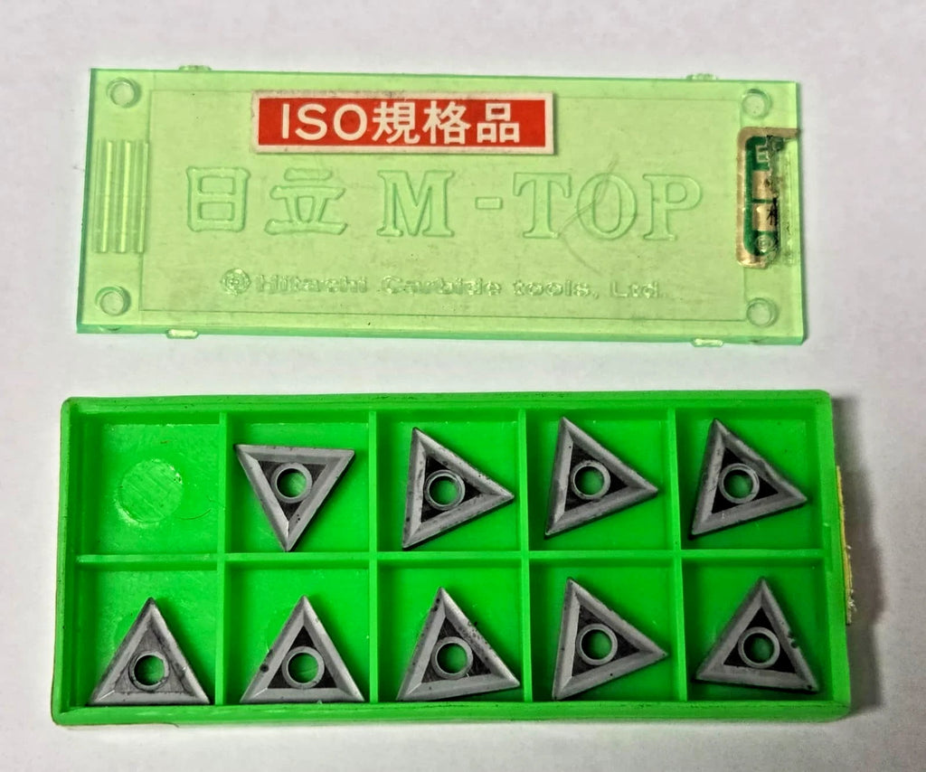 Hitachi Tools TNMG 321 321U WH10 Lathe Carbide Inserts 9 Pcs New Turning