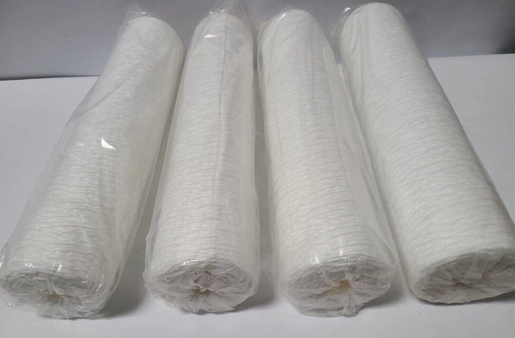 Lot of 4 Water Filter Replacement Cartridge 20 Micron x 4.5 Inch Polypropylene