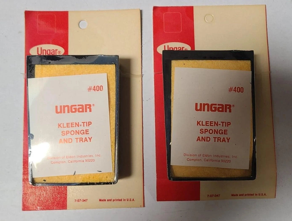 Lot of 2 Pcs Ungar Kleen -Tip Sponge And Tray #400 New in Sealed Package.