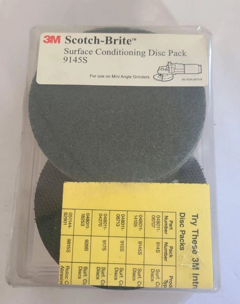 3M Roloc Disc Pack 9145S Unitized Wheel Various 4-1/2 Inch Surface Conditioning
