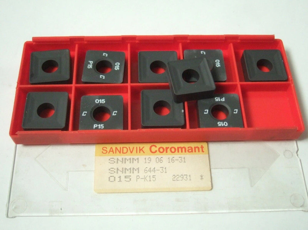 SANDVIK Coromant SNMM 19 06 16 015 P15 K15 Lathe Mill Carbide Inserts10 Pcs New