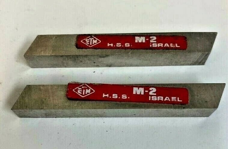 2 M-2 ETM HSS 5/16 x 2-1/2" Square Lathe Tool Cutting Bits New ISRAEL