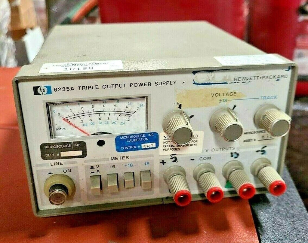 HP Hewlett Packard / Agilent / Keysight 6235A Triple Output DC Power Supply