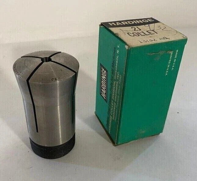 (1) New CNC Hardinge 2J Lathe Mill ROUND Spring Collet Size 9/32 Free Shipping