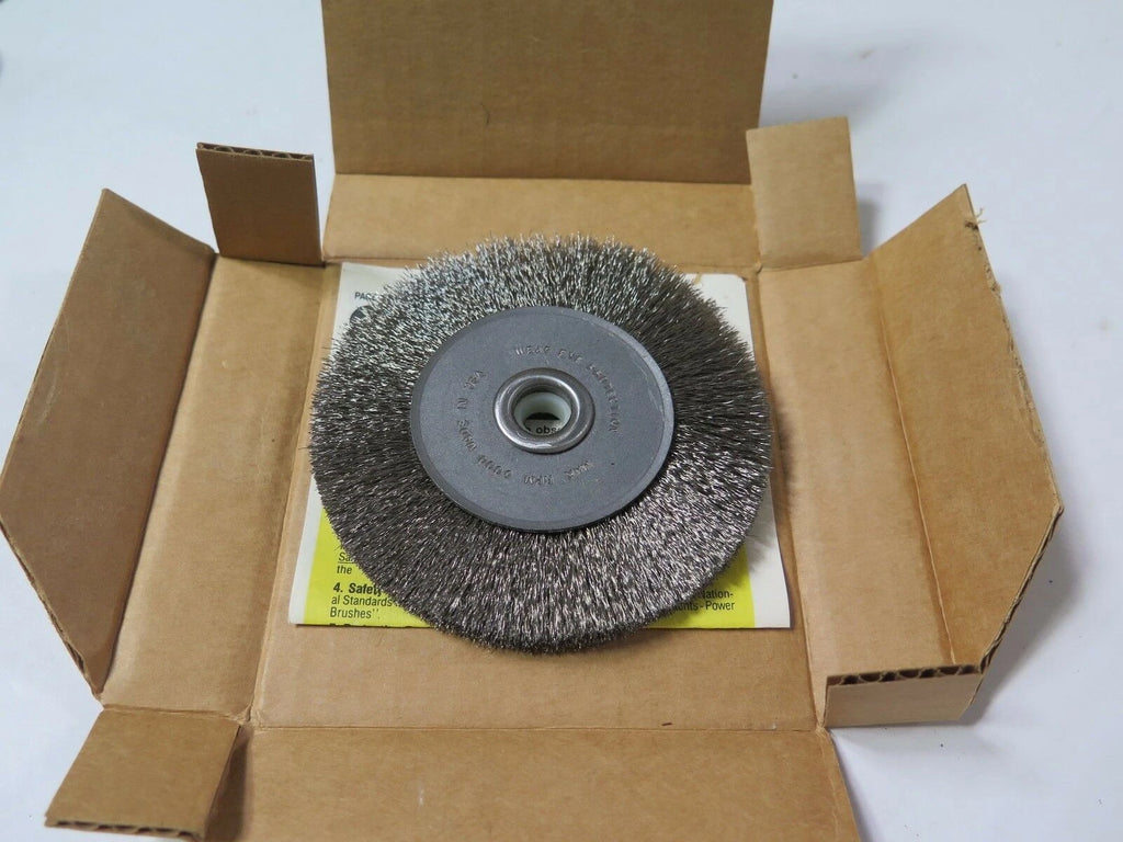 Brush Research Manufacturing BDM 4" Wire Wheel 1/2" BAH 6000RPM Brand New
