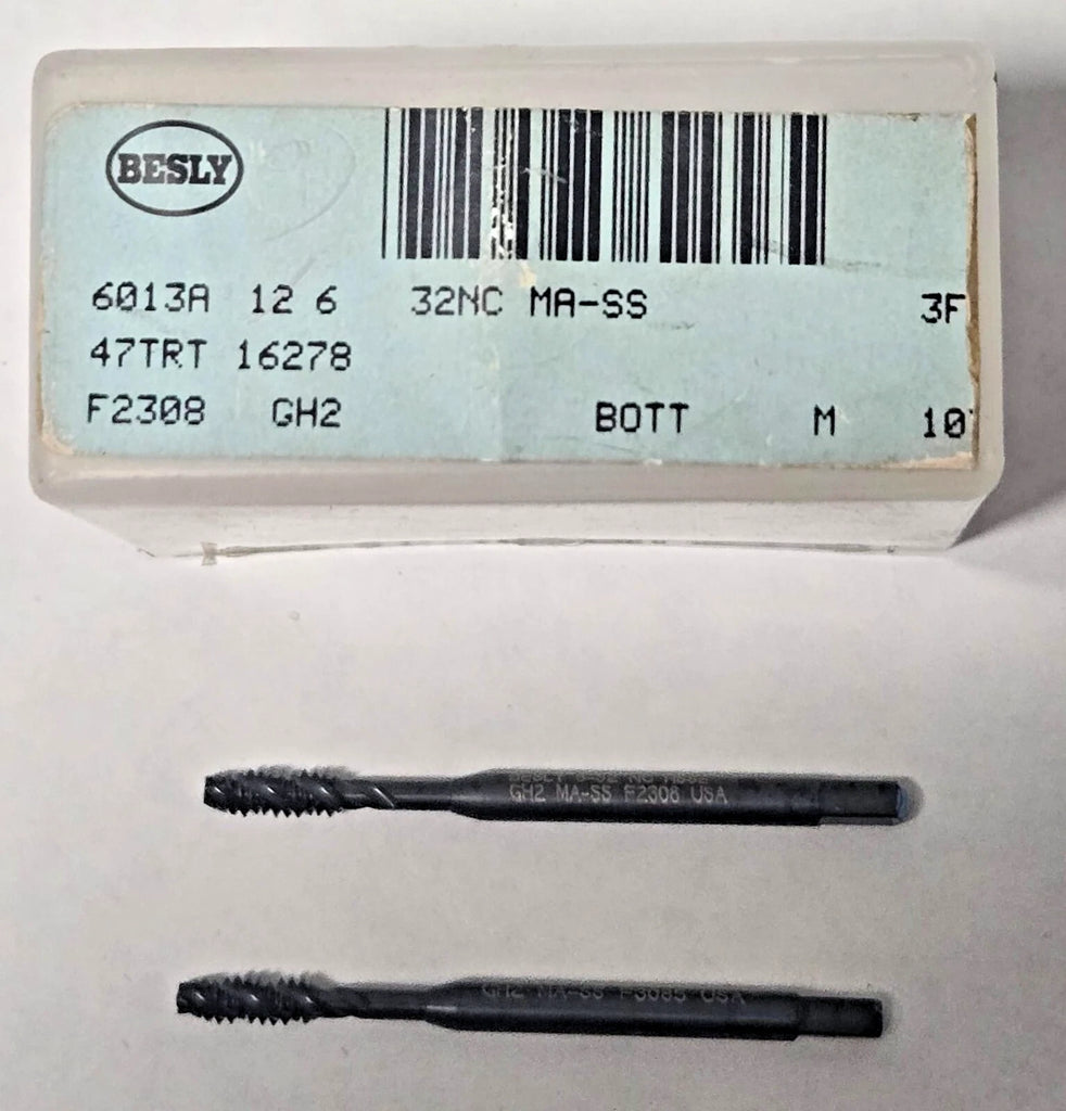 Lot of 2 Besly Tap 32NC MA-SS Bott 3F GH2 Brand New USA Made
