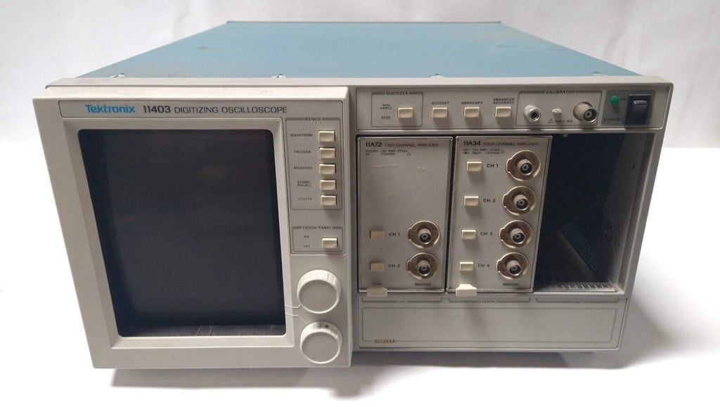 TEKTRONIX 11403 DIGITIZING SCOPE W/ 11A72 2 CH 11A34 4CH Amplifier