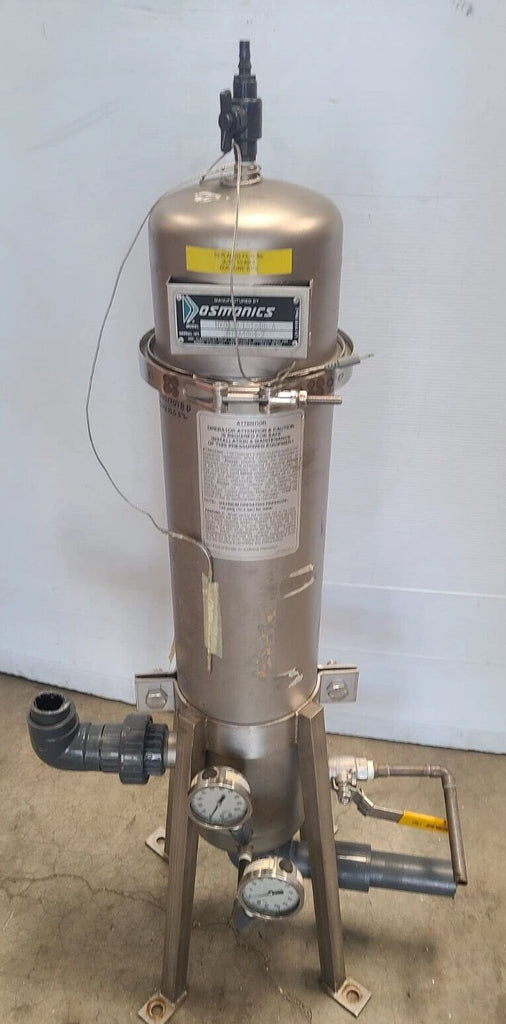 Stainless Steel OSMONICS SUEZ Vessel Cartridge Filter Housing HX0320-1.5T-316-A