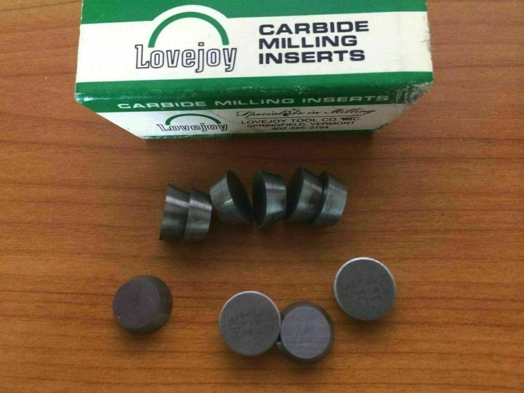 10 Pcs LOVEJOY RDE 43T LTC 37 C000952 C-000056 Lathe Milling Carbide Inserts New