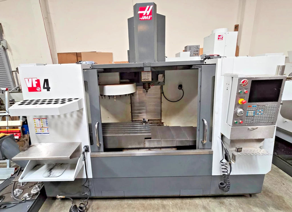 HAAS VF-4 CNC Vertical Machining Center Renishaw Probing System Low Hours 2014