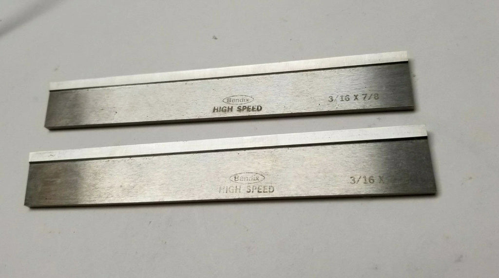 2 New 3/32" x 13/16" x 6" Rectangular Lathe Tool Cutting Cobalt Bit Blank BESLY
