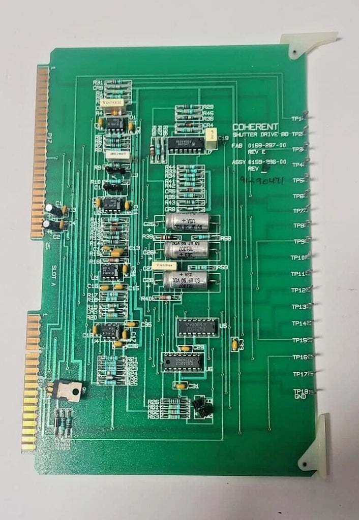 SHUTTER DRIVE BD 0159-297-00 REV E ASSY 0159-296-00 COHERENT BOARD