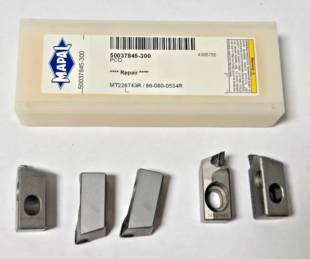 5 Pc Mapal PCD Boring Inserts Indexable Tool 50037845-300 MT226743R 86-080-0534R