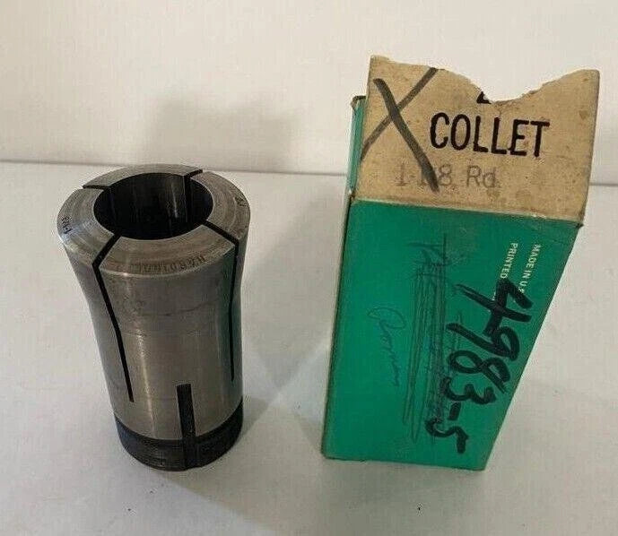 (1) New CNC Hardinge 2J Lathe Mill ROUND Spring Collet Size 1-1/8 Free Shipping