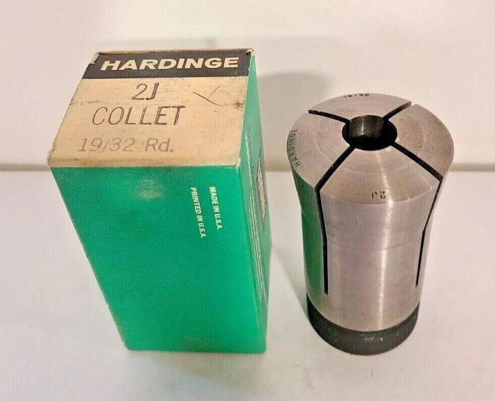 (1) New CNC Hardinge 2J Lathe Mill ROUND Spring Collet Size 19/32 Free Shipping