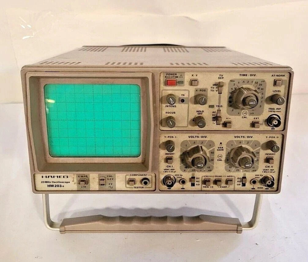 HAMEG HM203-6 Analog Oscilloscope 20 MHz