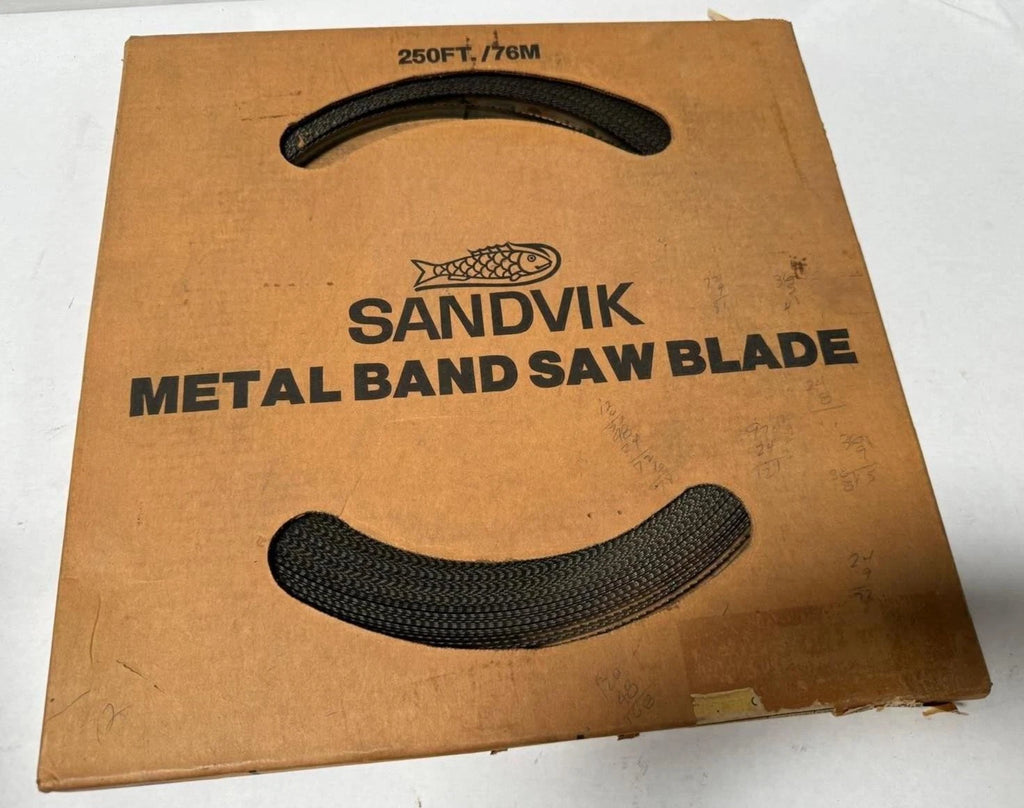 250 Ft SANDVIK Metal Band Saw Blade .025 Thickness 1/2" Width 6" Teeth Per Inch