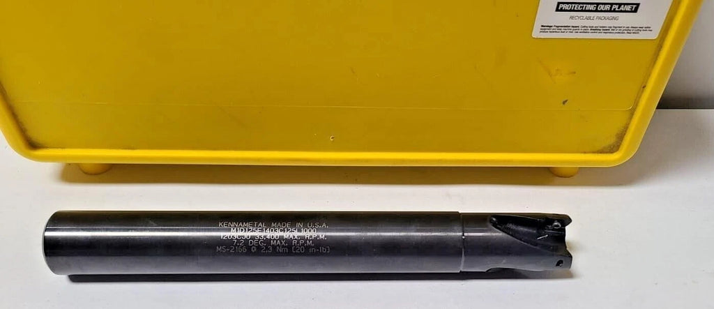 KENNAMETAL M1D125E1403C125L1000 Lathe Mill Milling INDEXABLE Tool Holder