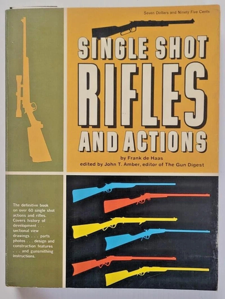 Single Shot Rifles And Actions by Frank de Haas 1st Edition
