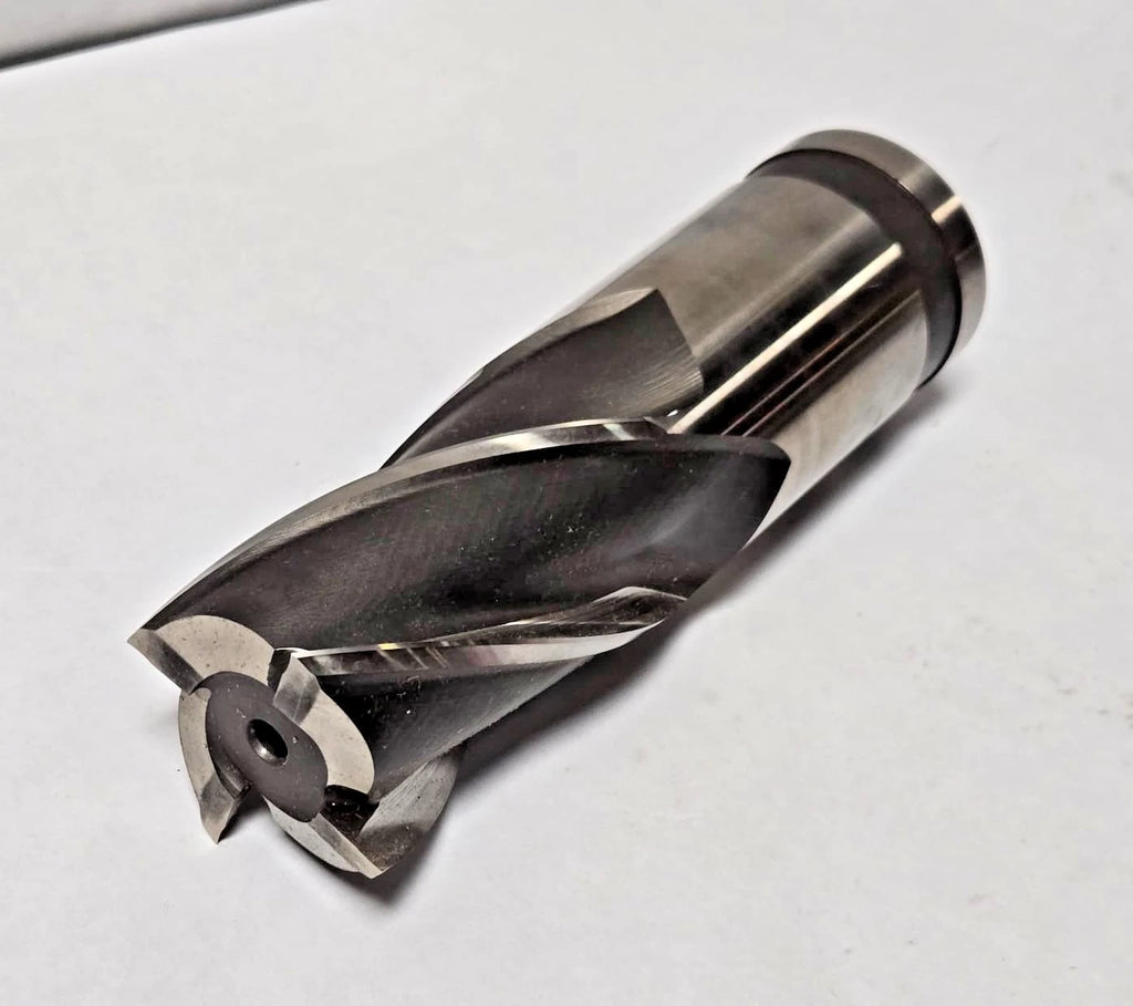 QUINCO TOOL End Mill HSS 4 Flute 2 x 2 x 3 S.E. PLC-64Y-3 USA New