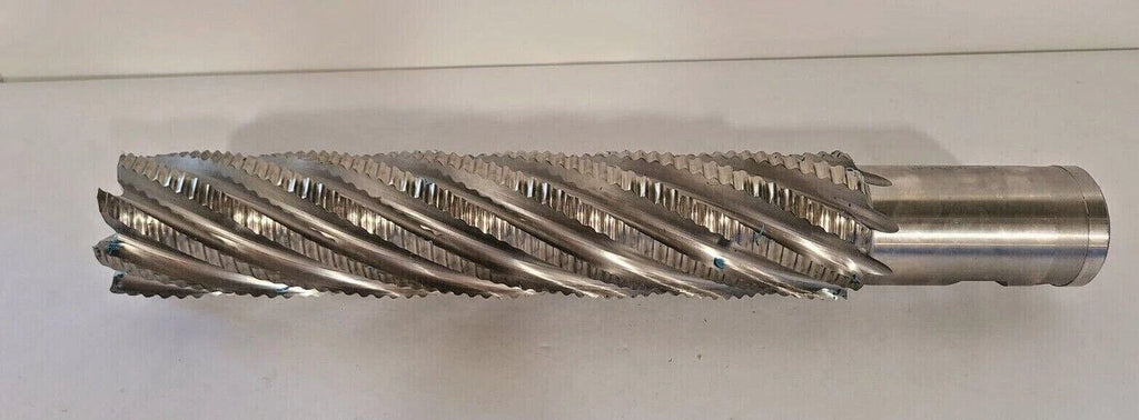 Niagara Cutter 8 Flutes 2-1/2" Dia HSS End Mill 2" Shank Rougher 16" OAL New