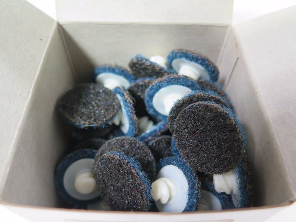 50 Pcs Standard Abrasives LOCKIT S/Cond-FE FINE 1" Disc 840183 Brand New