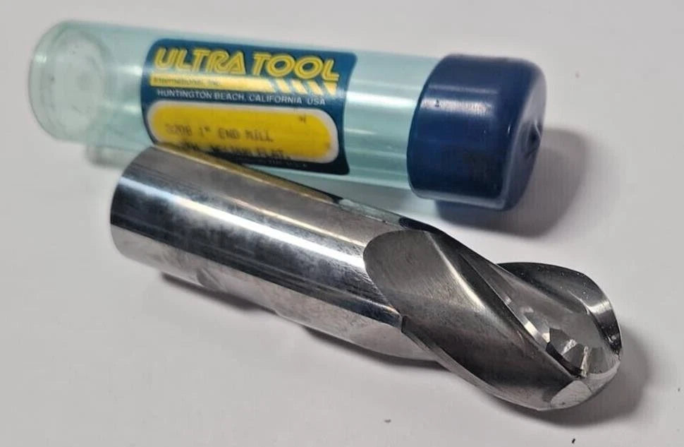 Ultra Tool 1" Carbide End Mill 320B With Weldon Flat