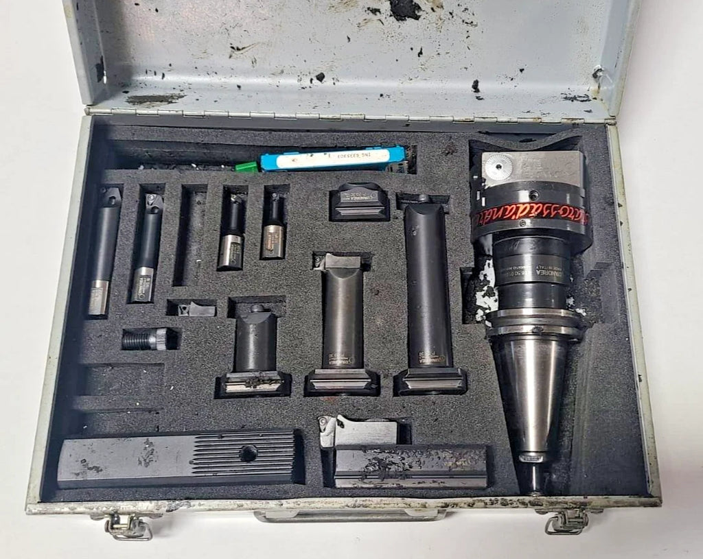 D'Andrea Italy Finish Boring Bar Head Set TRM 80 Tool Holder CNC HAAS CAT 40
