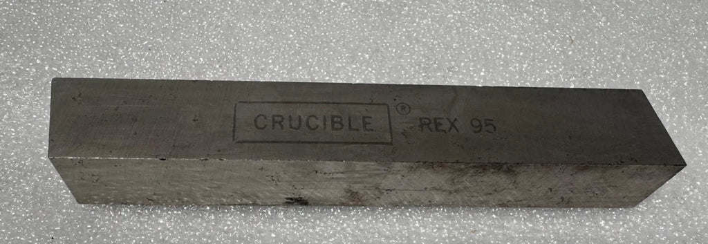 Crucible Rex 95 3/4 x 5 Square Lathe Tool Cutting HSS Blank Bit High Speed Steel
