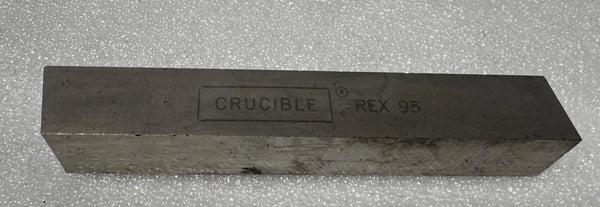 Crucible Rex 95 3/4 x 5 Square Lathe Tool Cutting HSS Blank Bit High Speed Steel