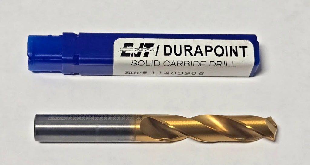 CJT/ Durapoint Solid Carbide Drill Bit 25/64 Style 114 #11403906 Tool New
