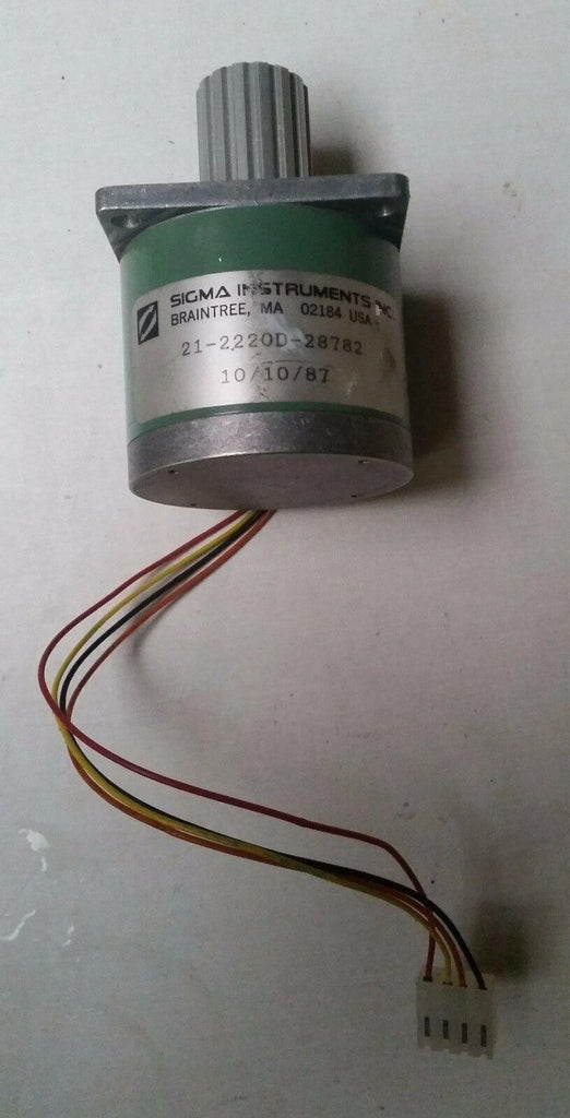 Sigma Instruments 21-2220D-28782 Stepping Motor 02184 Made in USA