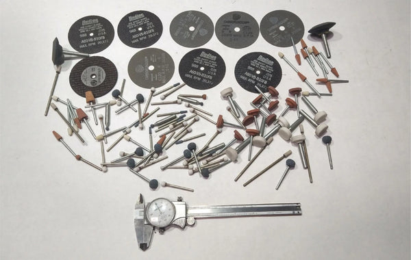 Misc Lot Abrasive Grinding Mounted Stone Grinding Cylindrical Cut-Off Wheel USA