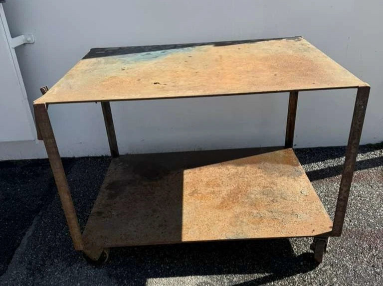 Welding Metal Table 3/8 Thickness 36" x 48" on Casters