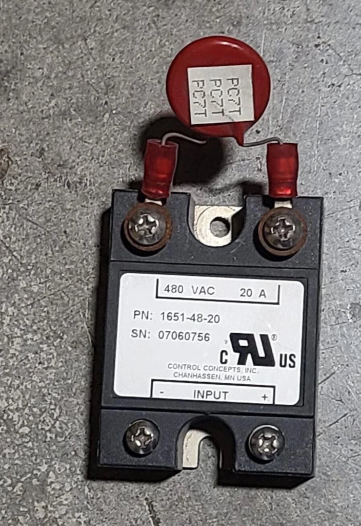 Control Concepts 1651-48-20 Solid State Relay 480 VAC 20 A