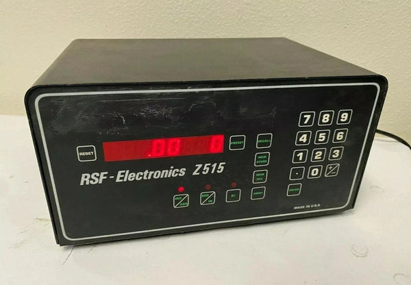 RSF Electronics Z515 Y Digital Readout DRO OPERATOR INTERFACE CONTROL Measuring