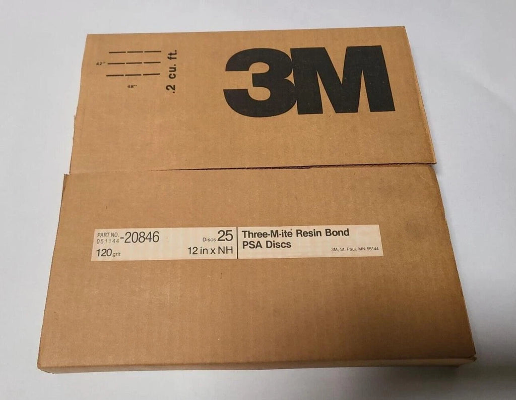 50 Discs Three-M-ite Resin Bond PSA Disc 120 Grit Brand New