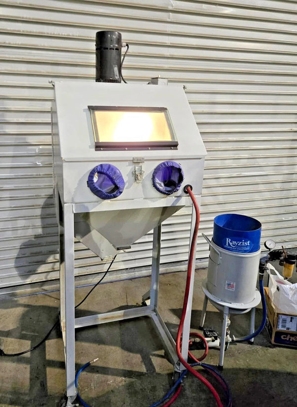Sand Blaster Blast Cabinet With Dust Collector Abrasive Cabinet USA Blasting