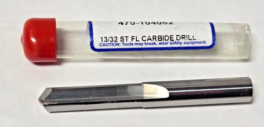 Drill Monster 13/32" Carbide Straight Flute Drill 470-104062 140 Deg Brand New