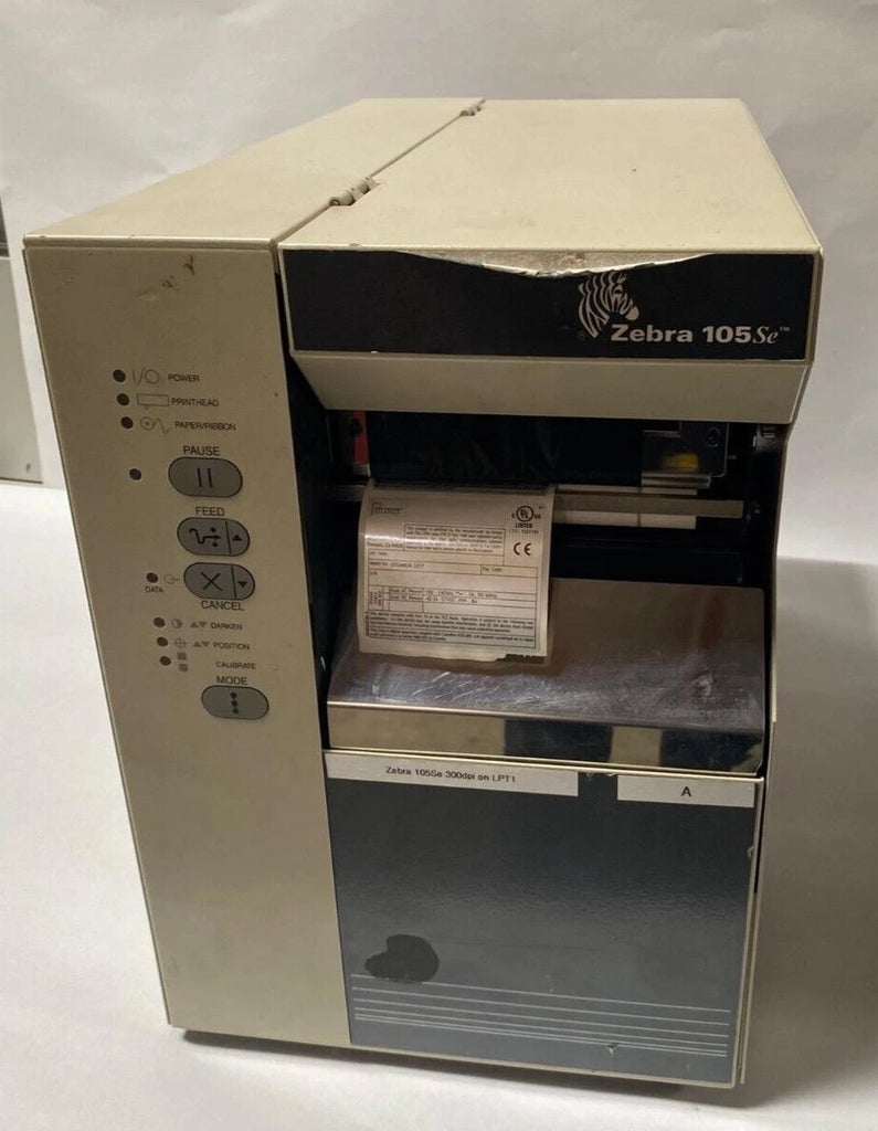 Zebra 105SE 105-621-00000 Thermal Transfer Label Printer Zebra Firmware
