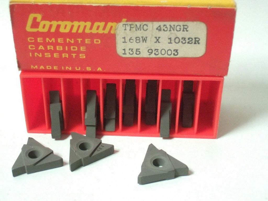 SANDVIK Coromant TPMC 43NGR 168W X 1032R Lathe Carbide Inserts 10 Pcs New
