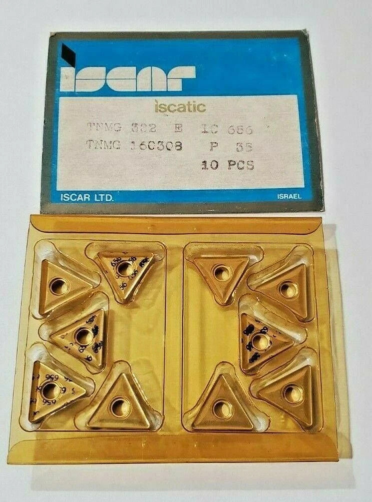 ISCAR Iscatic TNMG 322 E IC 656 160308 P35 Carbide 10 Inserts Lathe Turning Mill