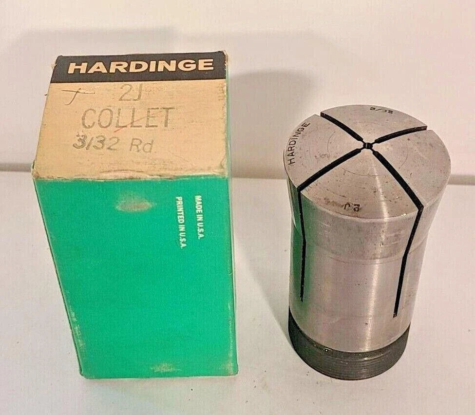 (1) New CNC Hardinge 2J Lathe Mill ROUND Spring Collet Size 3/32 Free Shipping