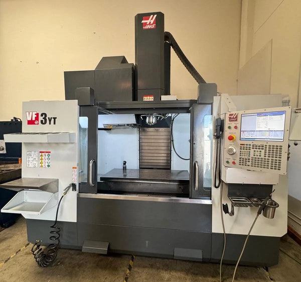 2019 HAAS VF-3YT/50 CNC VMC Vertical Machining Center TSC Probing System CAT50