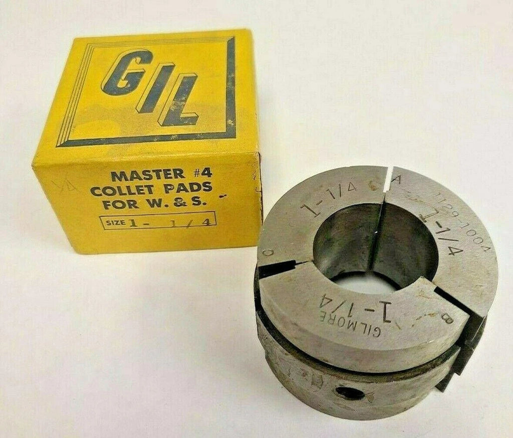 GILMORE ROUND COLLET PAD SET 1-1/4 #4