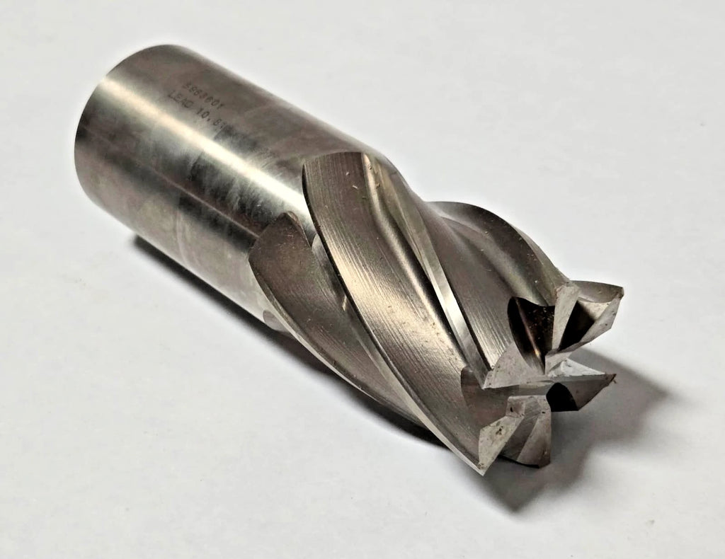 BRUBAKER TOOL End Mill HSS 6 Flute 5963601 Special 2" Dia