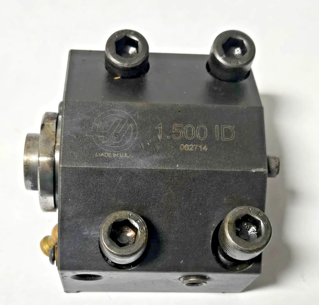 Haas 1.500" Boring Bar Holder 1.5" ID CNC Lathe Tool Block Turret